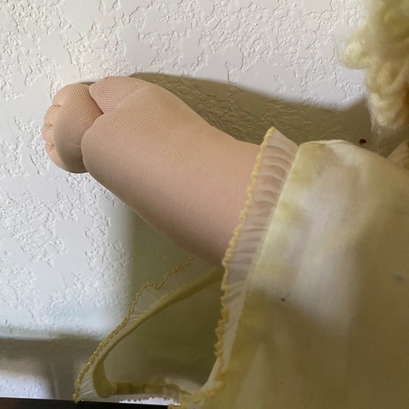 Vintage Signed Xazier Robert’s 1978-82 Cabbage Patch Doll Blonde Outfit Pacifier - Picture 7 of 16
